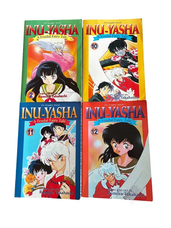 Other - Inuyasha Manga Bundle Vol 2, 10–12 Early VIZ Editions